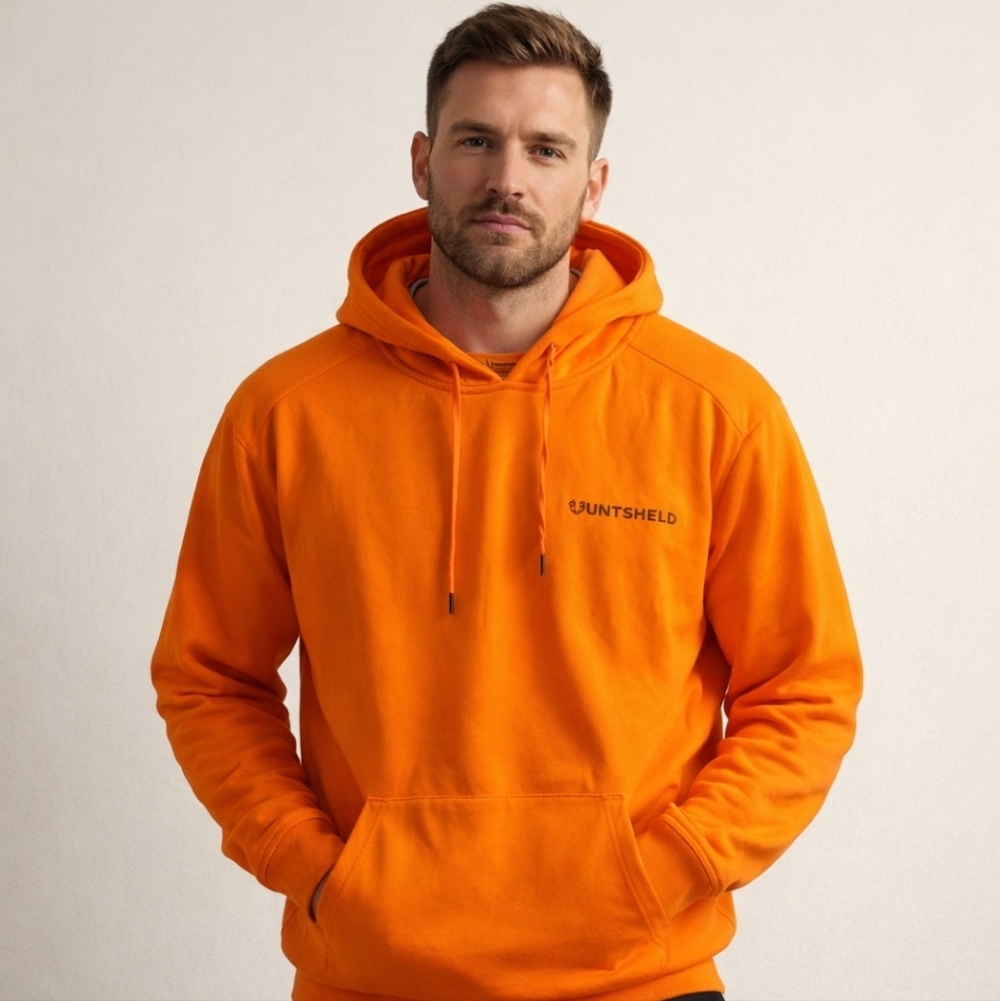 ⭐️ Host Pick ⭐️Huntshield | Vibrant Orange Hooded Sweater